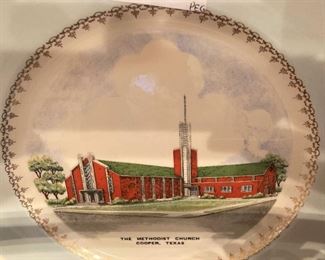 A Methodist church (Cooper, Texas)  plate