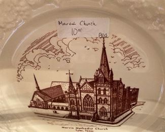 Marvin Methodist Church plate  - Tyler, TX
