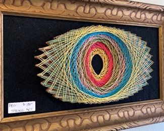 Framed string art