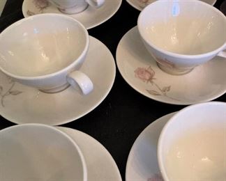 Cups and saucers 