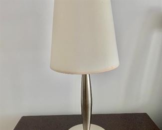 $40 - Contemporary table lamp. 24"H x 10"D 