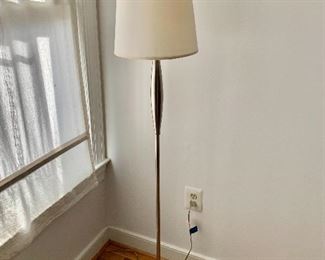 $95 - Contemporary floor lamp. 59.5"H x 10"D
