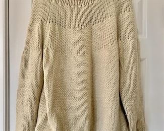 $36 - J Crew wool & acrylic roll neck long sleeve sweater; size XL