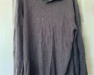 $38 - Kenneth Cole wool & nylon collared sweater; size XL