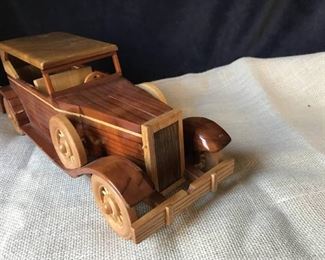 Handcrafted Wooden Car
