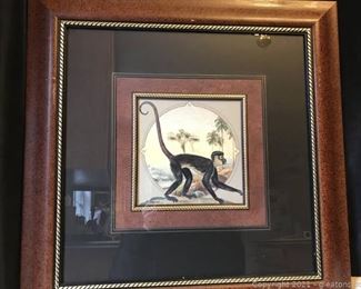 Nicely Framed Print of Monkey
