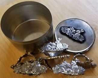 Set of 6 Rabbit Napkin Rings