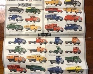 Awesome advertising for Chevrolet Trucks for 1946. Which truck would you pick?