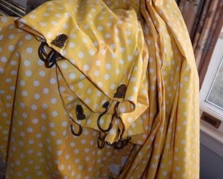 Just a fun shower curtain with matching curtains and owl curtain hooks!