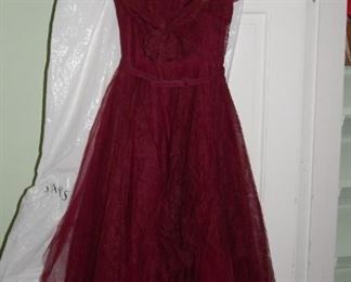 A sampling of the vintage clothing is shown in the next few photos. There are a considerable amount more than pictured.