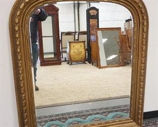 1013	CONTEMPORARY BEVELED EDGE PIER MIRROR, 46 1/4 IN X 53 1/2 IN
