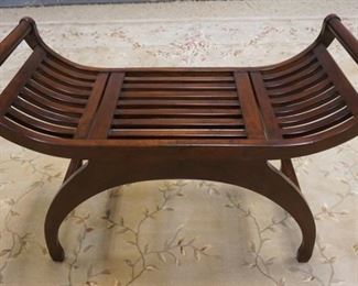 1059	CURVED BENCH, 32 IN WIDE X 13 1/2 IN DEEP X 24 1/2 IN HIGH
