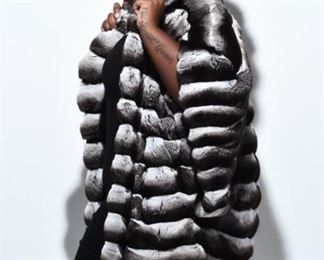 Chinchilla Coat w Hood