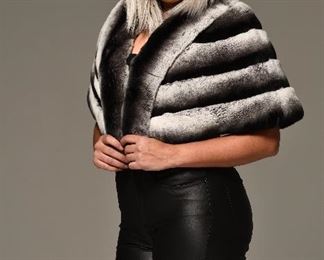 Chinchilla Hat Cape