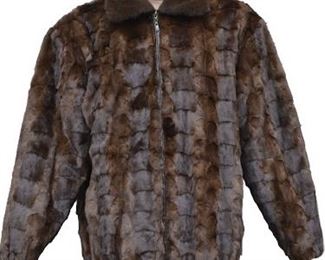 Mink Bomber Jacket