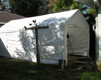 10 x 20 canopy white