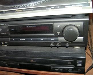 Technics receiver and CD player