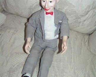 Pewee Herman pull string talking