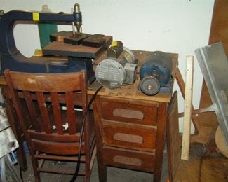 jig saw - motors-desk and chair