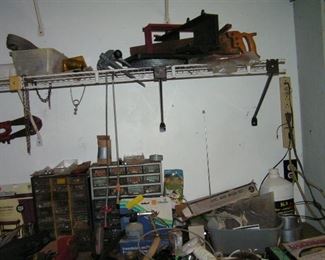 assorted tools and hardware