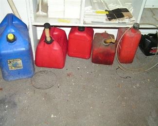 gas in cans