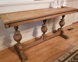 Serving table/Side table Vintage - 60" long X 20" Wide  X 30" High