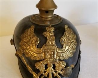 PLEASE READ--- Complete Military Collection will be sold as a complete collection only. Cabinet not included Prussia, Kingdom Childs Pickelhaube Helmet