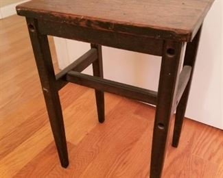 Small corner table or side table only 18" High X 12" Wide.  Vintage.
