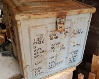 Vintage Military Ammo Storage Box