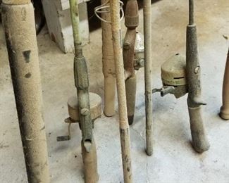 Vintage Fishing Poles