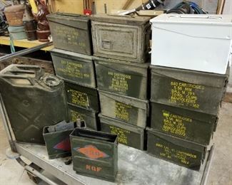 Vintage Ammo (Ammunition) Boxes  