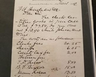 Please NOTE-- Both binders will be sold individually with documents within them.