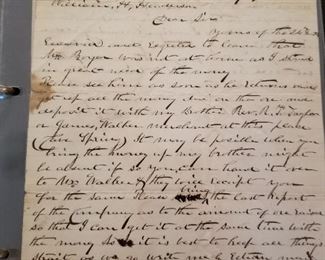 Please NOTE-- Both binders will be sold individually with documents within them.