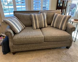 $575- OBO (Two available ) gorgeous custom upholstered love seat 