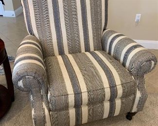 $325- OBO- Custom upholstered reclining chair 