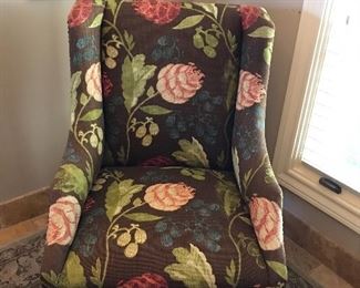 $325- Custom upholstered chair From Divas 