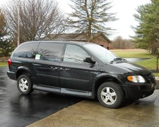 Wheelchair accessible Dodge van