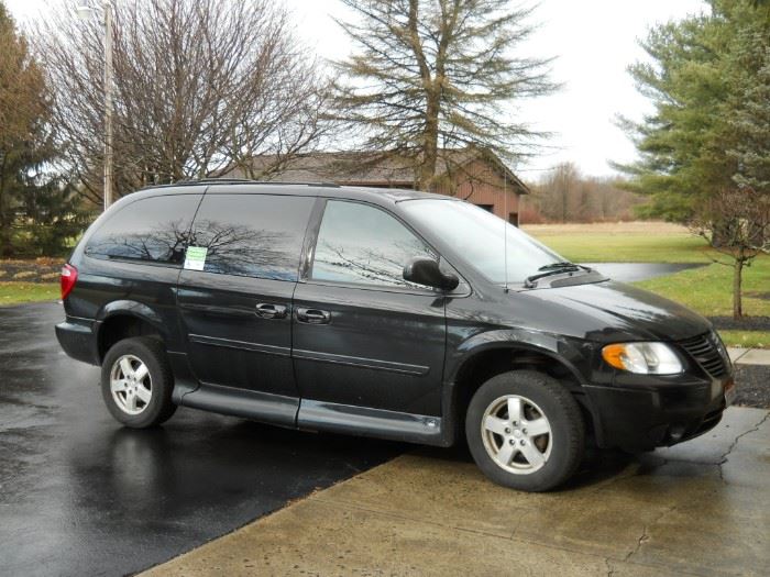 Wheelchair accessible Dodge van