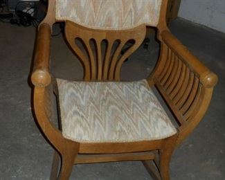 Antique rocking chair