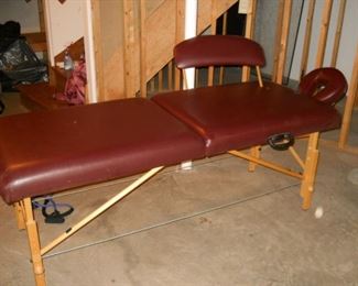 Portable massage table