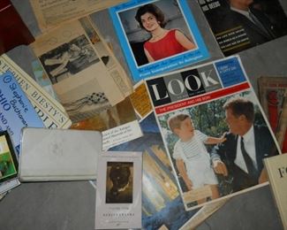 JFK and vintage magazines