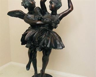 Solid bronze sculpture 