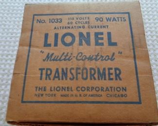 Lionel Transformer in box