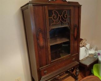 Cherry China Buffet with glass front