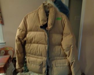North Face coat, size large