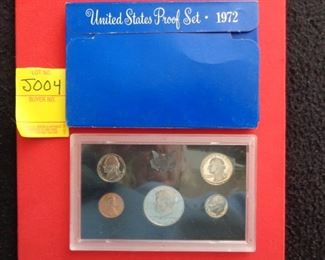 1972 US Proof Set Coins
