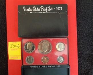 1974 US Proof Set Coins