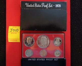 1978 US Proof Set Coins