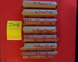 Assorted Wheat Pennies Coins