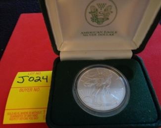 Boxed 2021 American Silver Eagle Coin